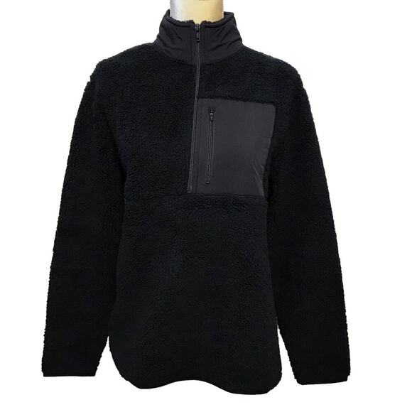 Abound NWOT Sherpa Half Zip Pullover Sweatshirt Women S - Picture 1 of 9